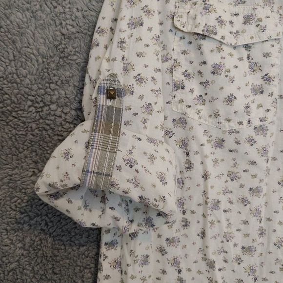 🐸2/$20 100% Cotton Button Down Blouse - Picture 4 of 8